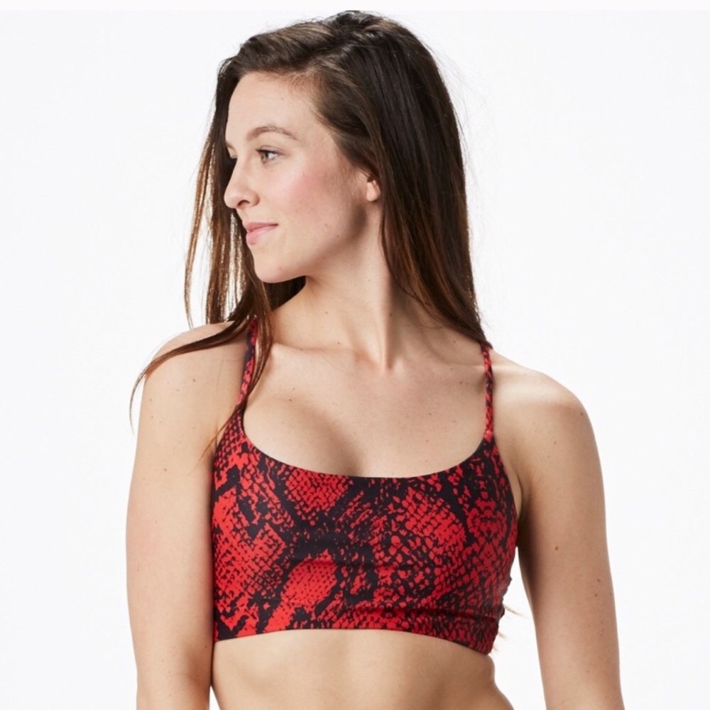 Skull Snakeskin Vinyasa Bra Size M/L..$62